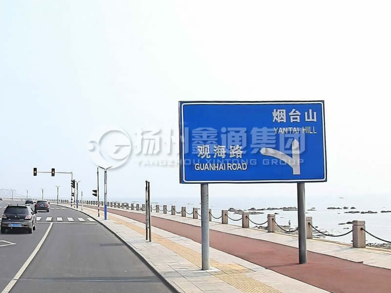 BZG-015，交通標(biāo)志桿，雙柱標(biāo)志桿