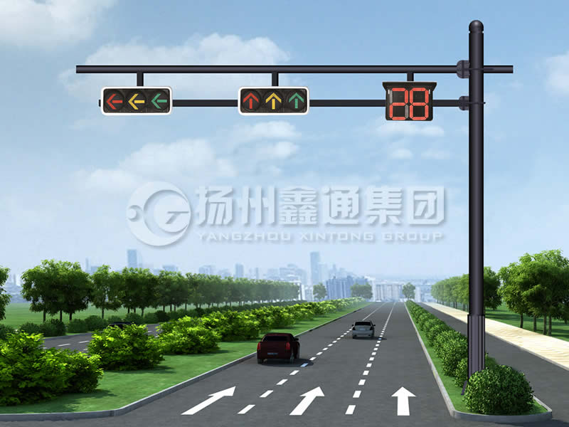 XHDG-061，F(xiàn)型信號(hào)燈桿，晉中信號(hào)燈桿